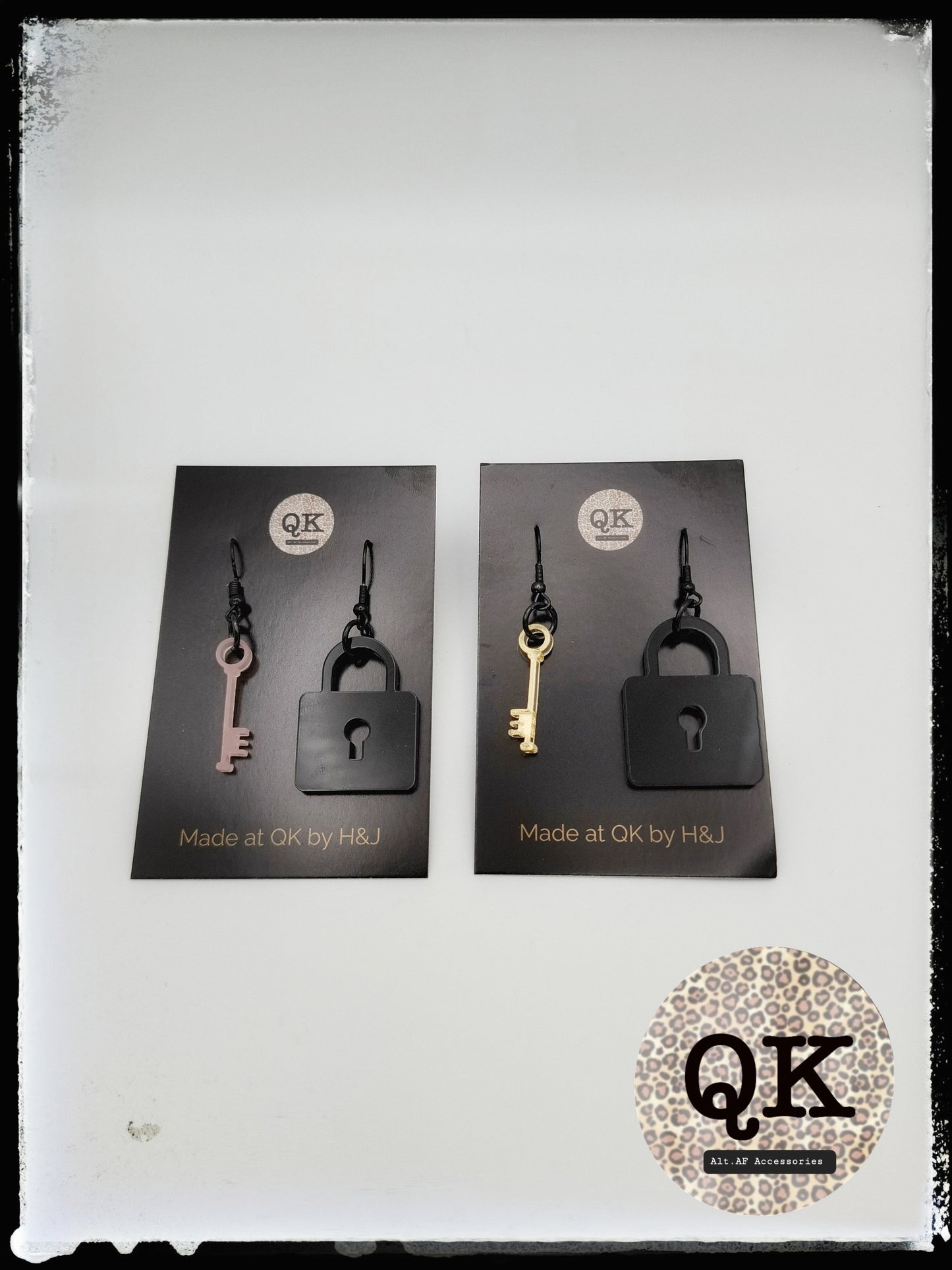 Lock & Key Earrings 2 Colours