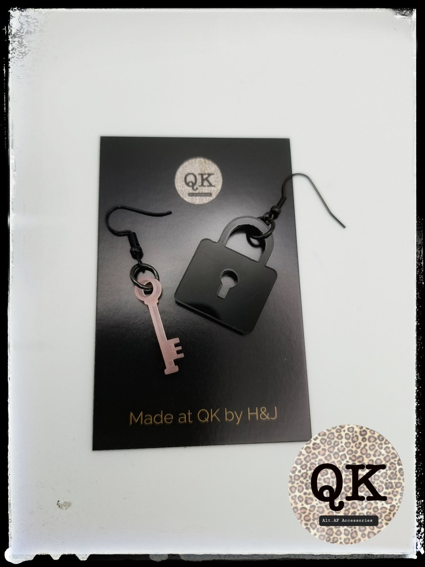 Lock & Key Earrings 2 Colours