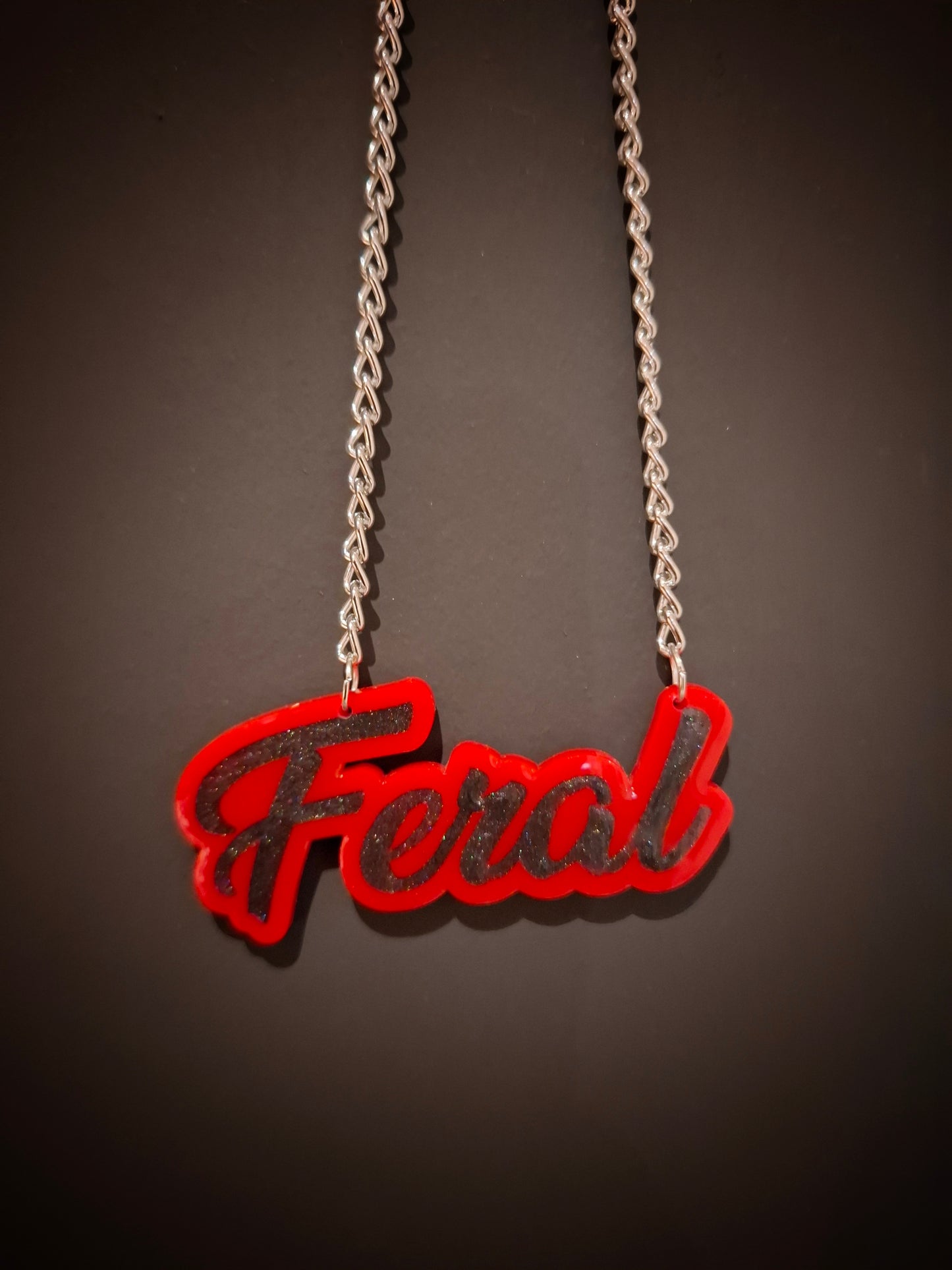 Feral Red Necklace