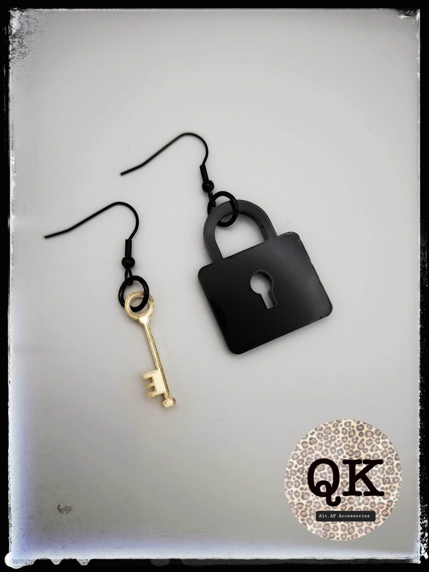 Lock & Key Earrings 2 Colours