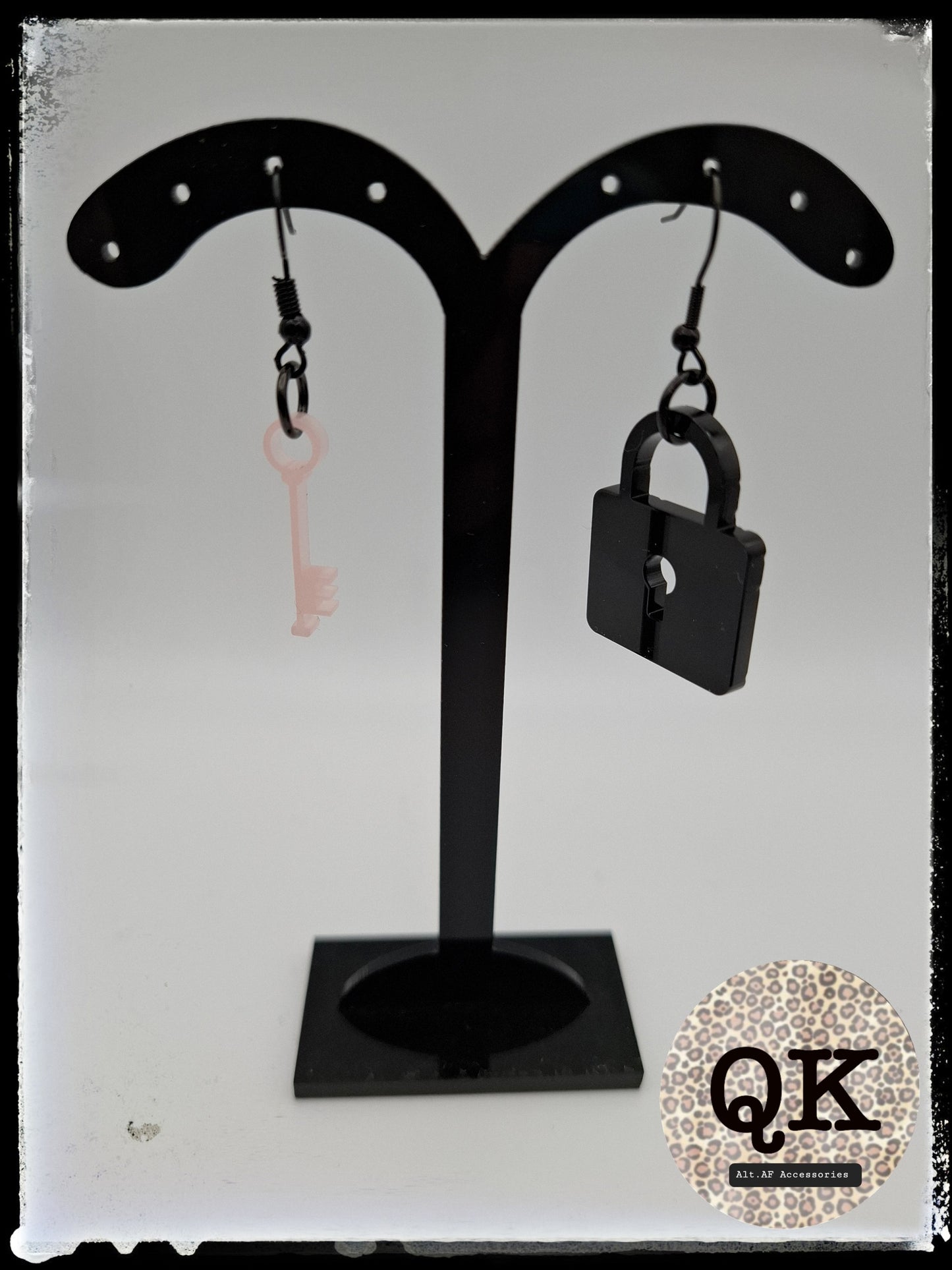 Lock & Key Earrings 2 Colours