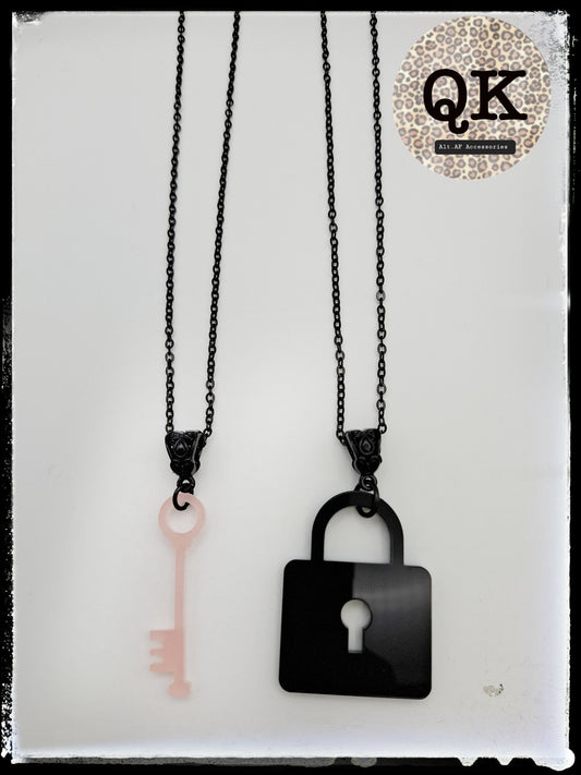 Lock & Key Couples Necklaces