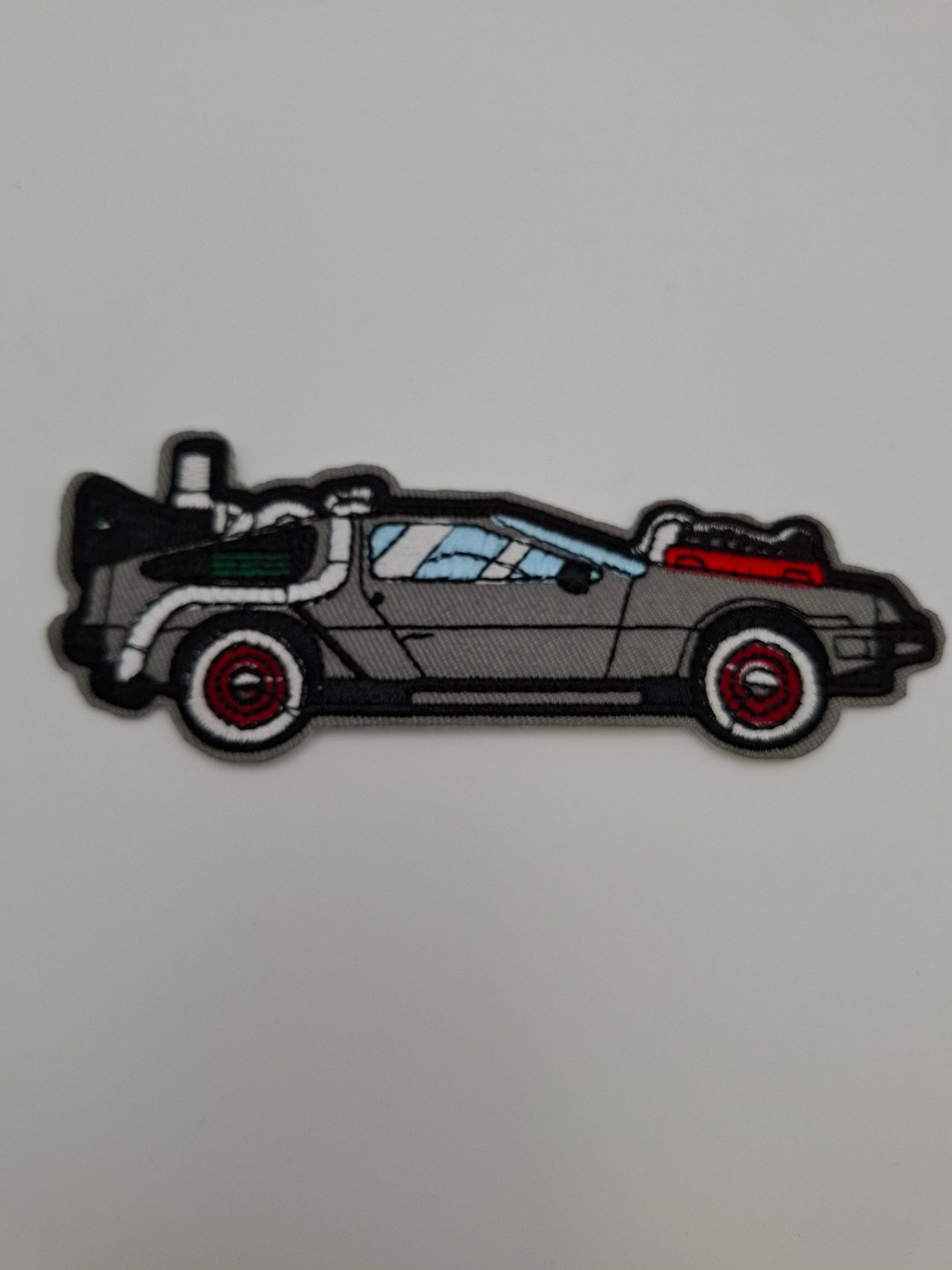 Delorean Iron On Patch