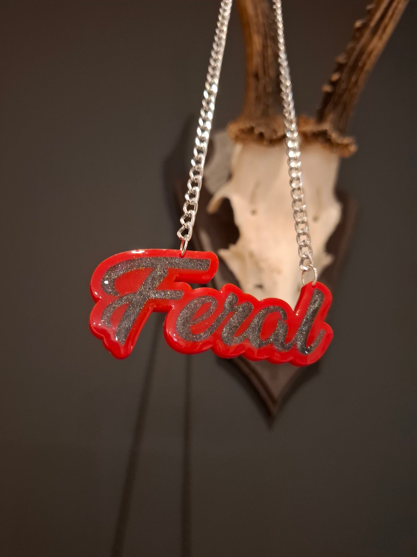 Feral Red Necklace