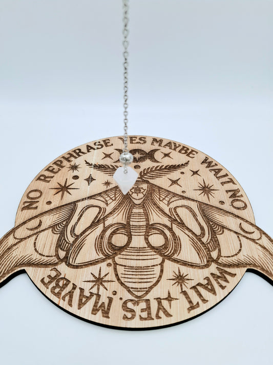 Engraved Wooden Pendulum Board 20cm