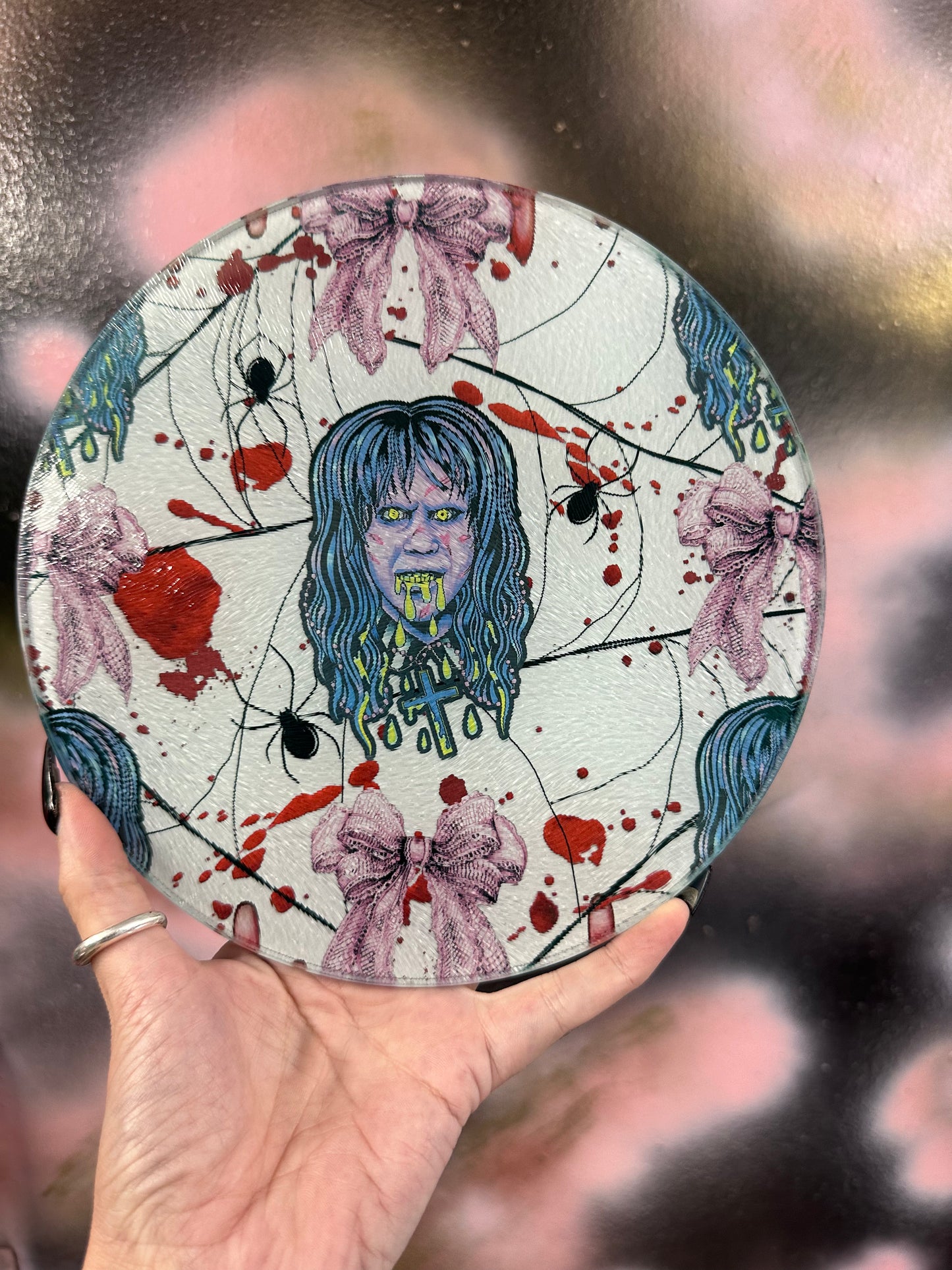 Possessed Girl 20cm Cutting Board