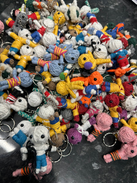 Voodoo guys and girls keyrings