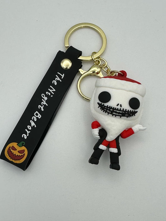 Christmas Skeleton Keyring