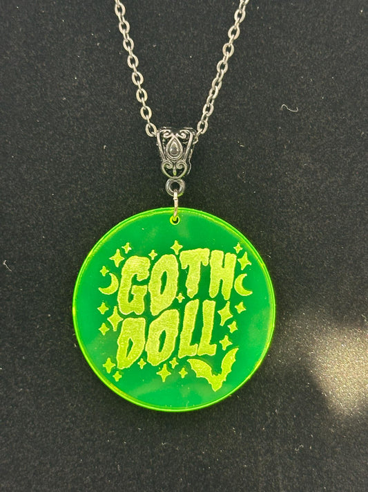 Goth Doll Necklace