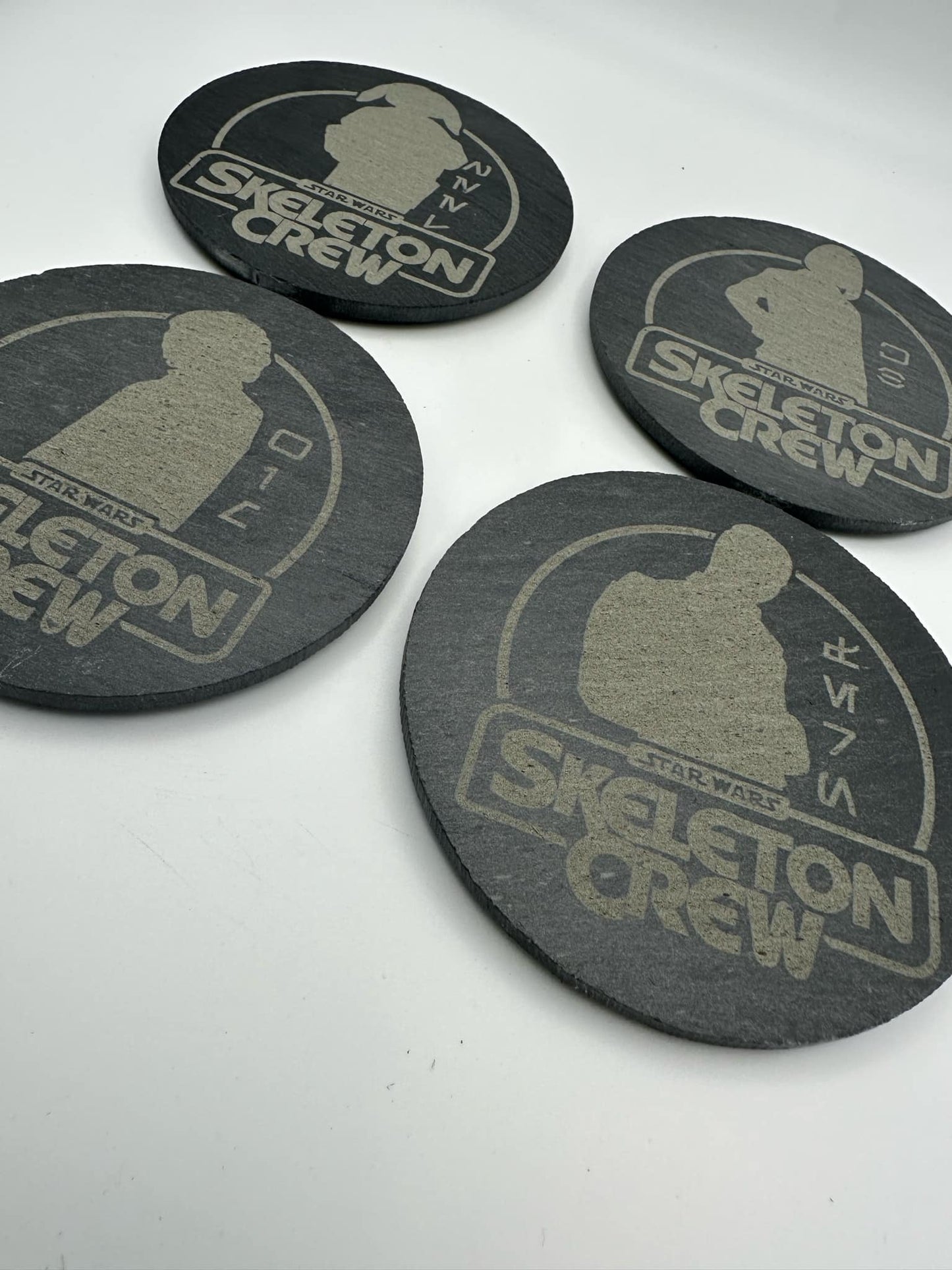 Skeleton Crew Slate Coaster Set of 4