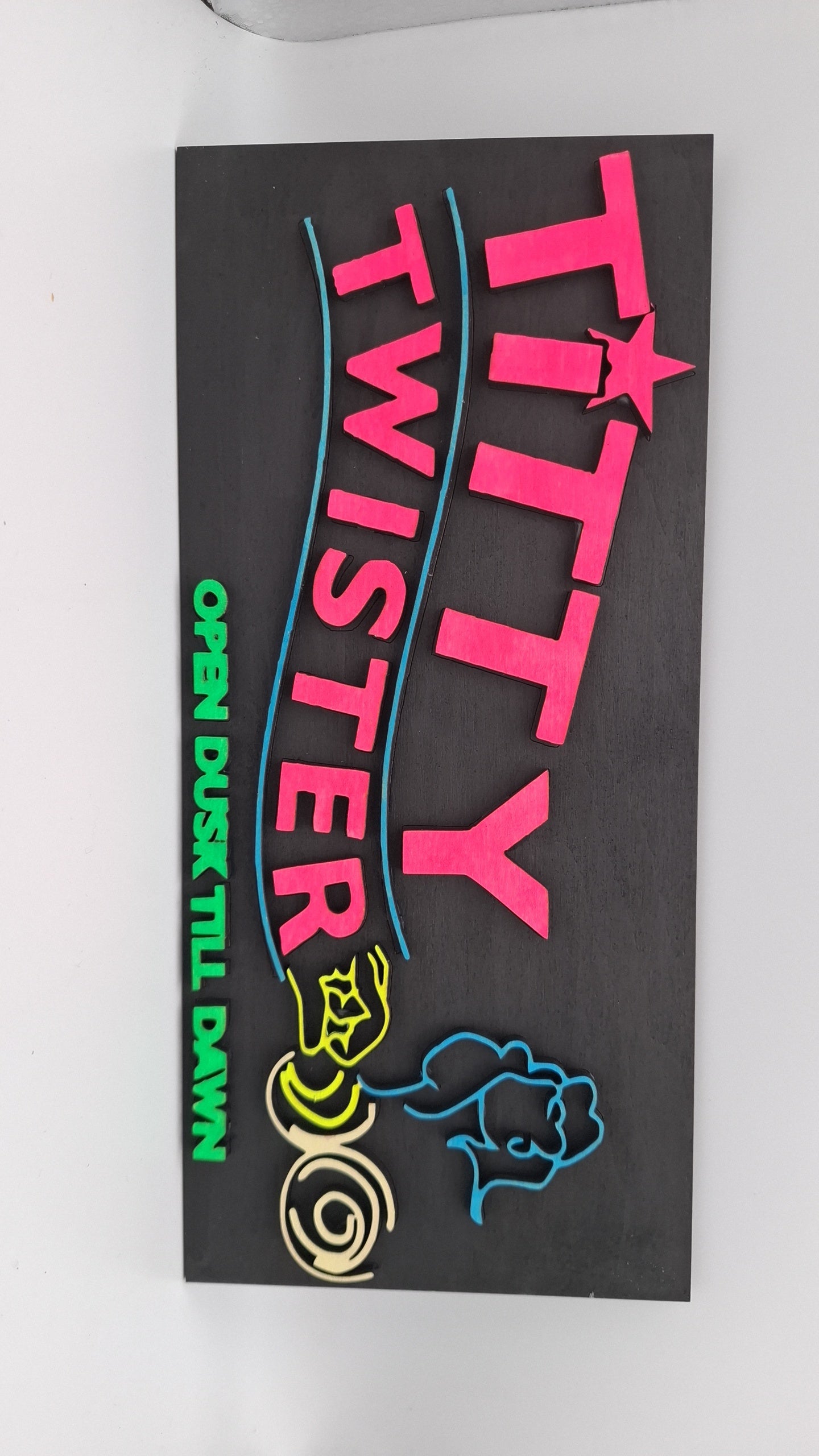Titty Twister Wall Plaque