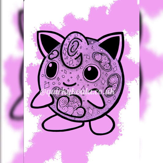 Jigglypuff Fan Art Print