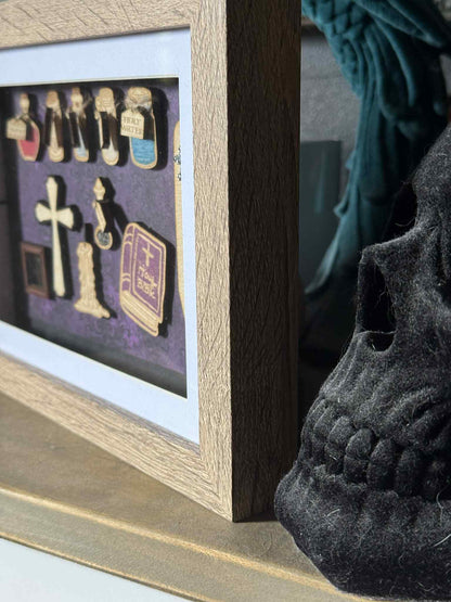 Vampire Hunting Kit 3D Frame Purple