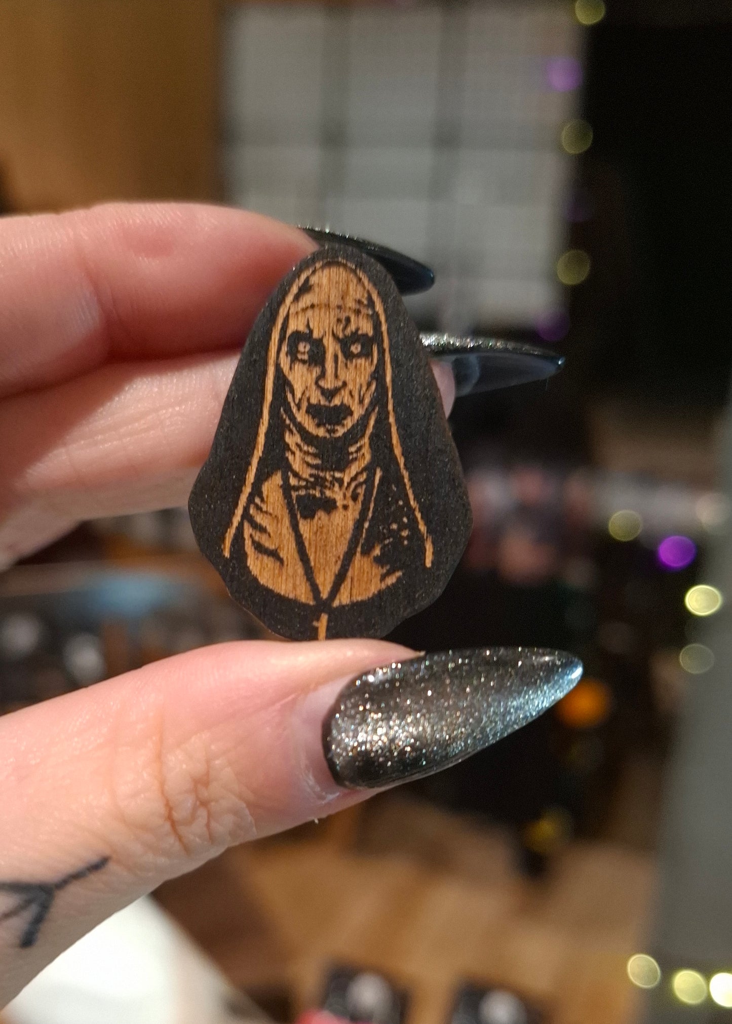 The Nun Pin Badge