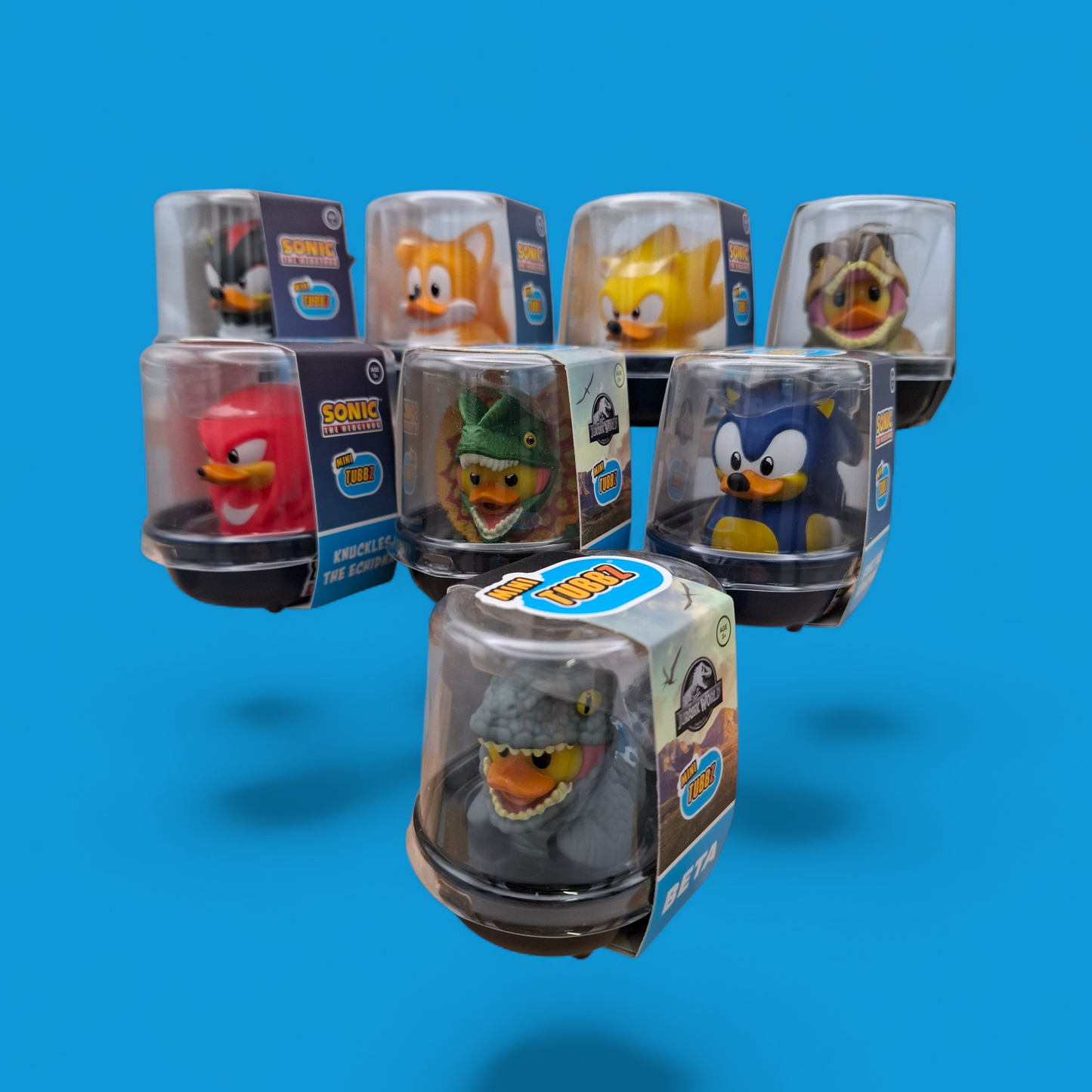 Individual Mini TUBBZ Ducks – Collectible SEGA and Jurassic Park Edition Ducks