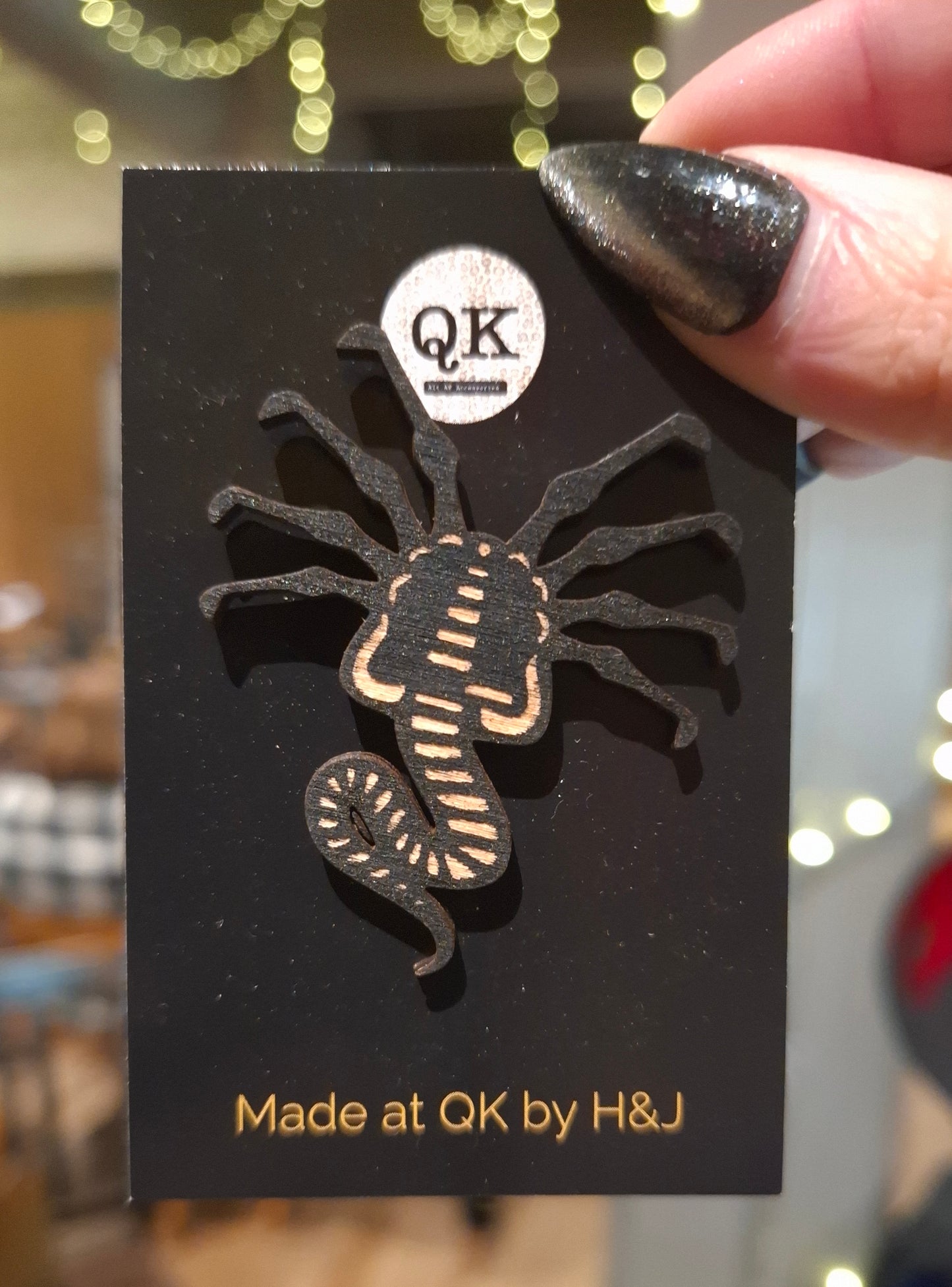 Face Hugger Pin Badge