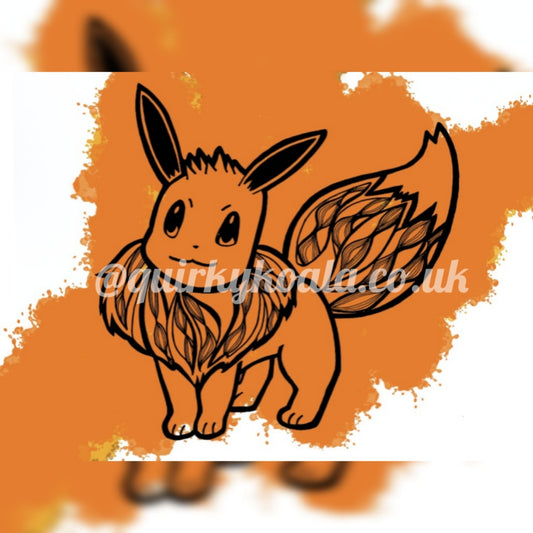 Eevee Fan Art Print