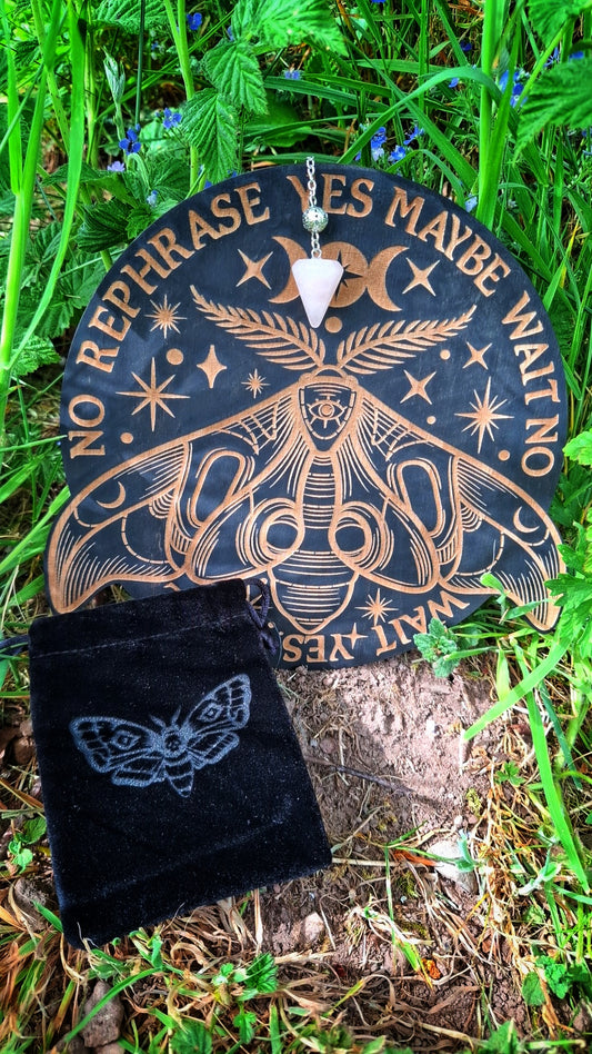 Engraved Wooden Pendulum Board 20cm
